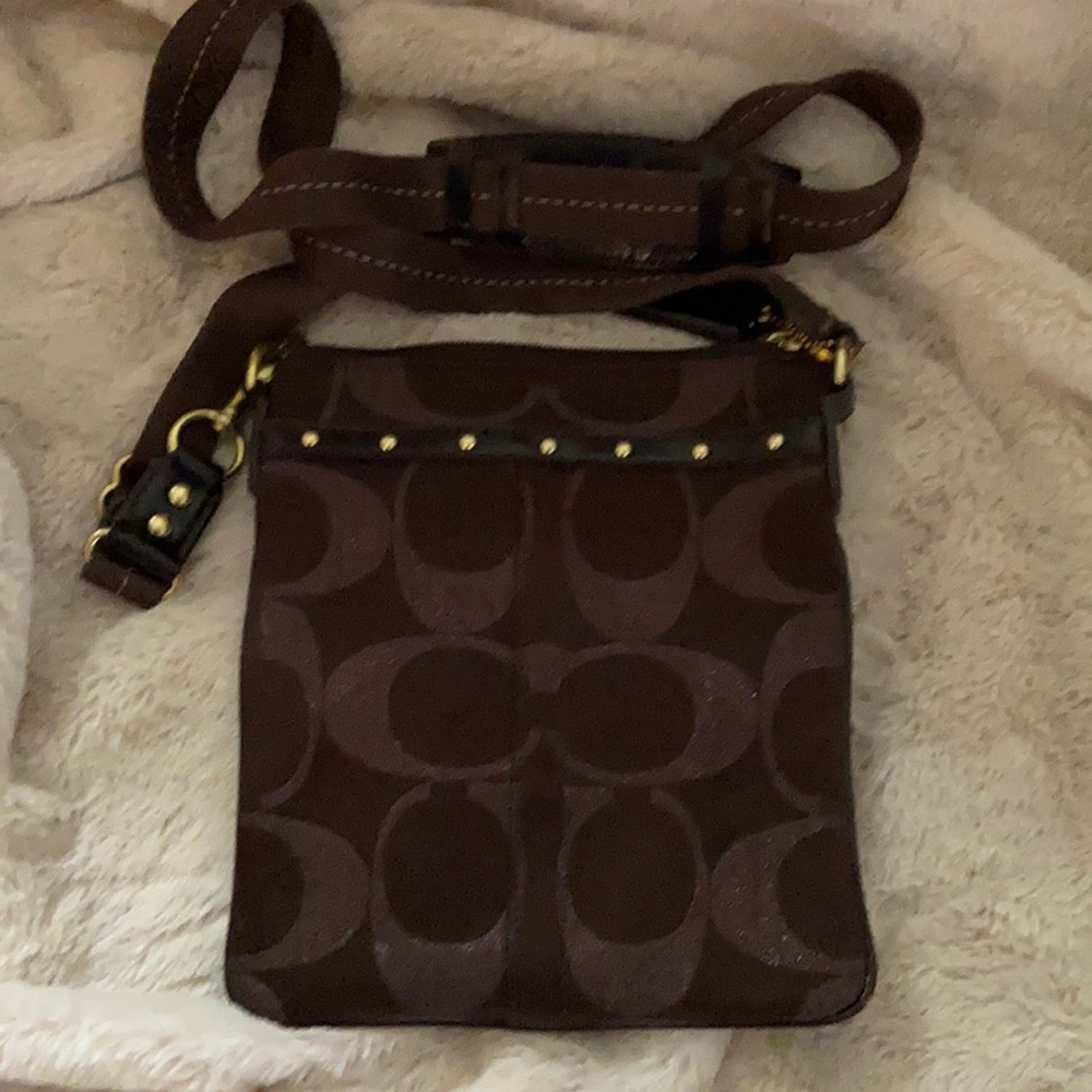 Brown Coach Crossbody